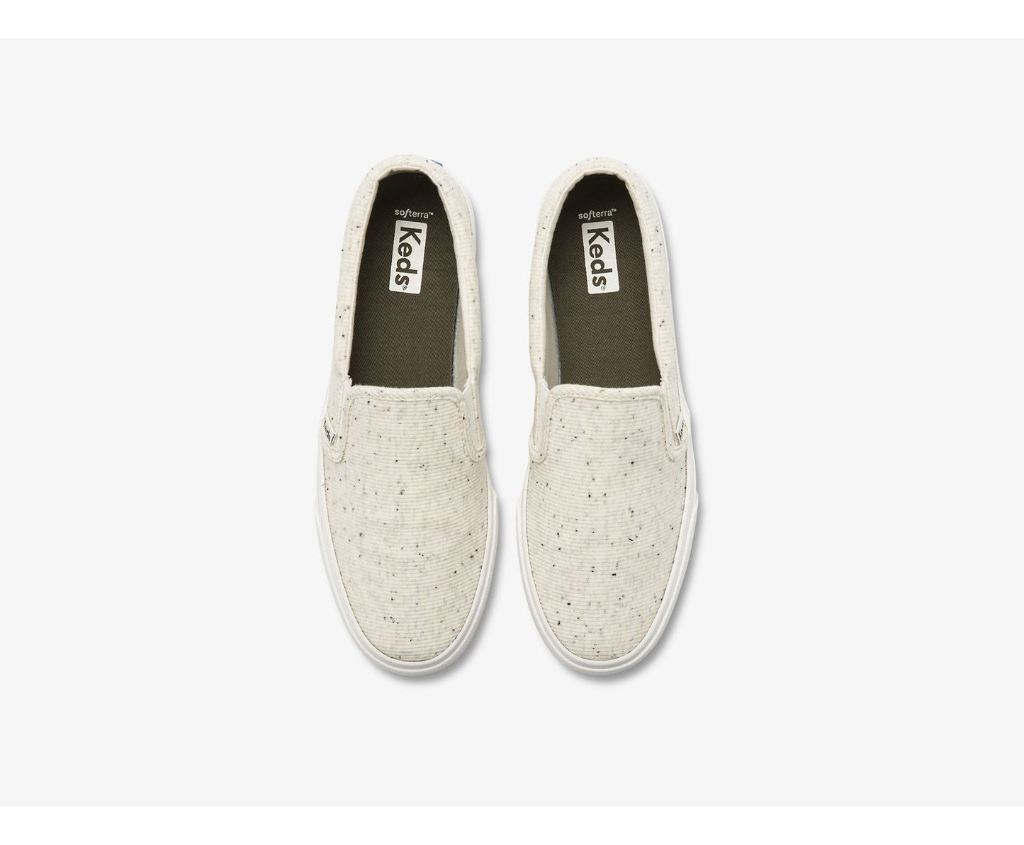 Jump Kick Slip Speckle Knit Cream