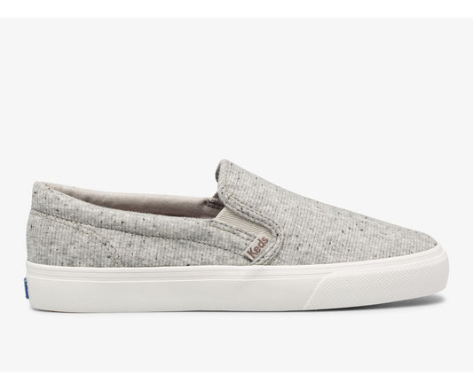 Jump Kick Slip Speckle Knit Grey