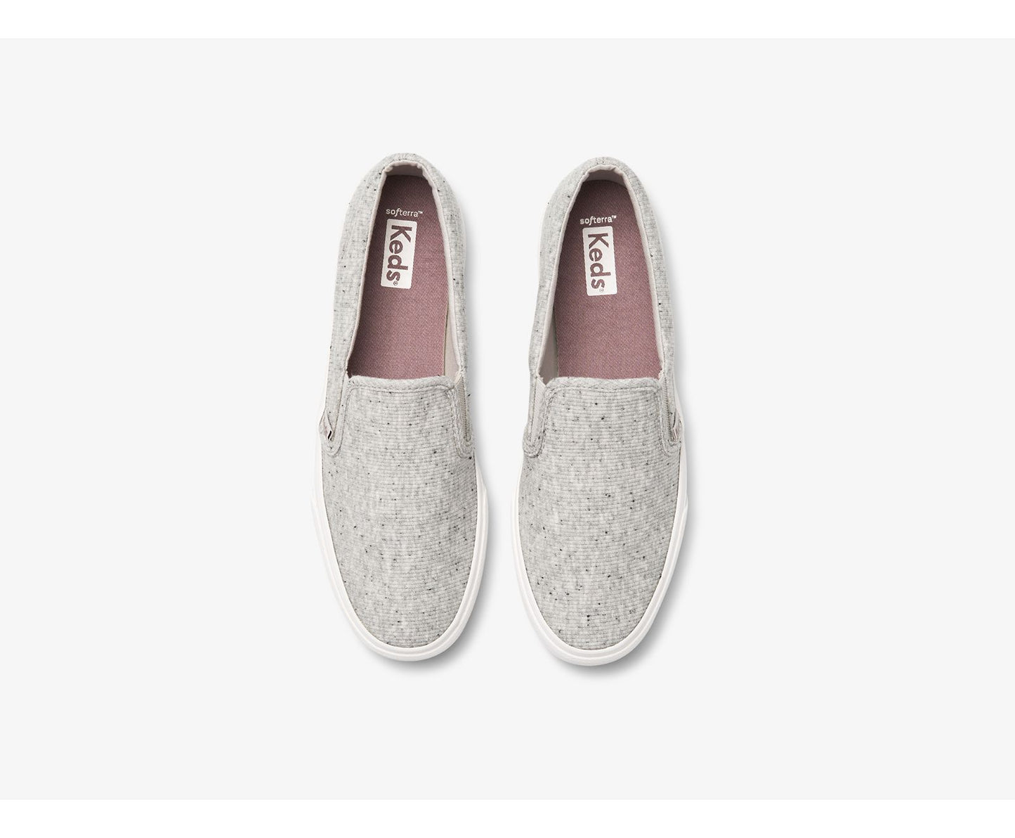 Jump Kick Slip Speckle Knit Grey