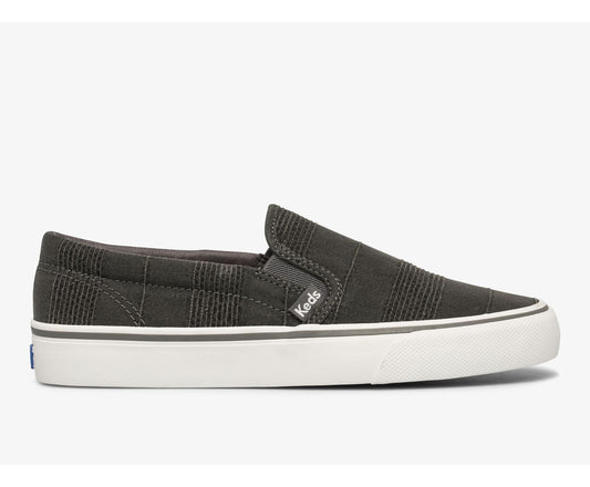 Jump Kick Slip Stripe Chambray Charcoal