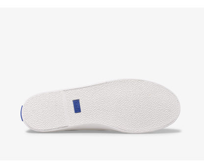 x kate spade new york Tiebreak Leather Logo Foxing White