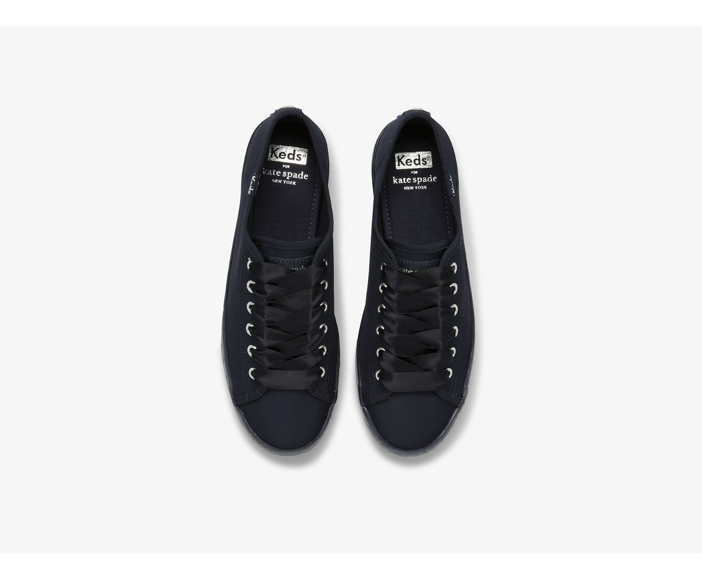 x kate spade new york Kickstart Logo Foxing Satin Blue