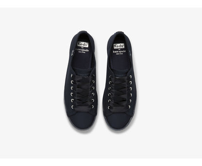 x kate spade new york Kickstart Logo Foxing Satin Blue