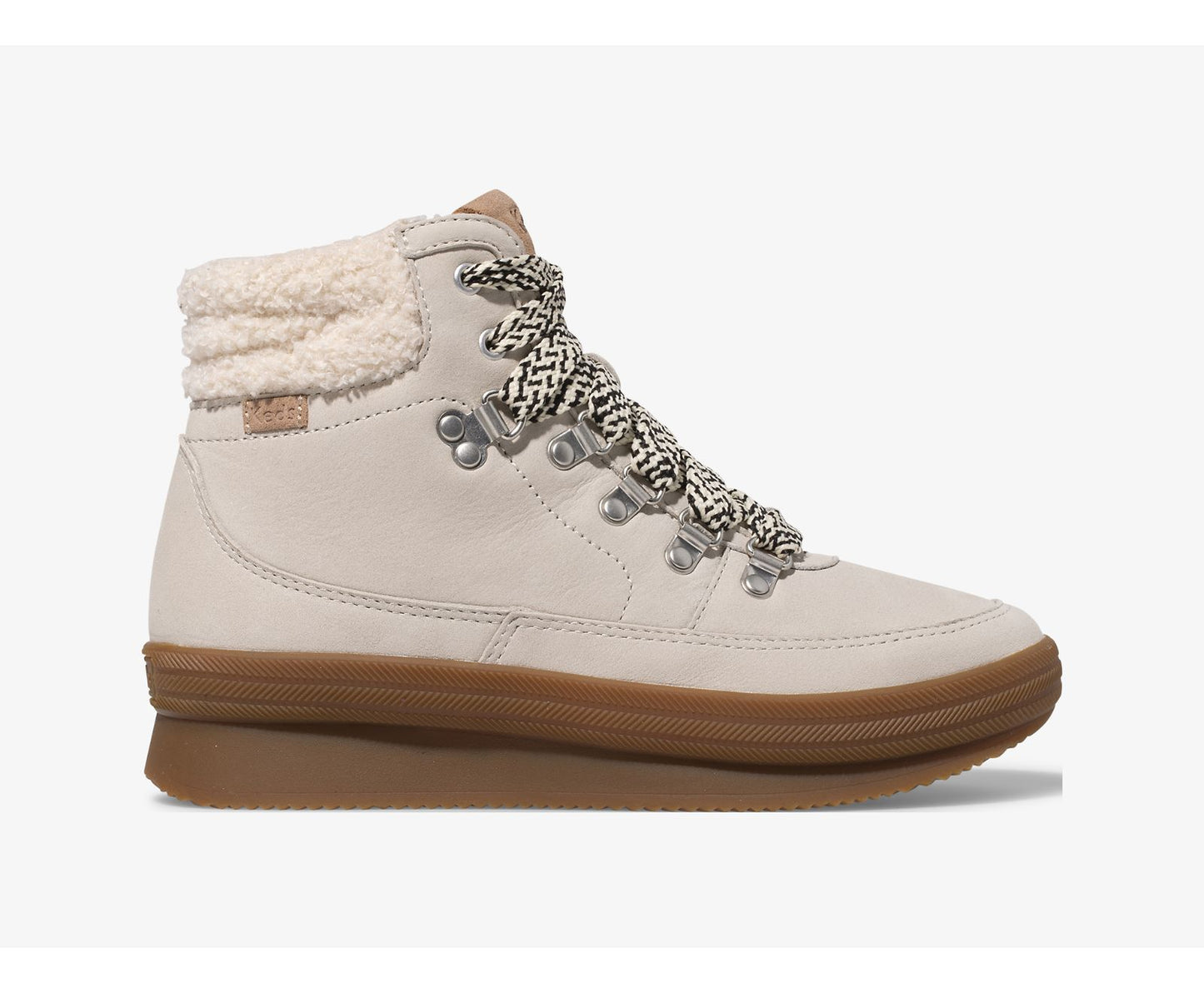 Midland Boot Luxe Leather Faux Shearling and Thinsulate™ Cream