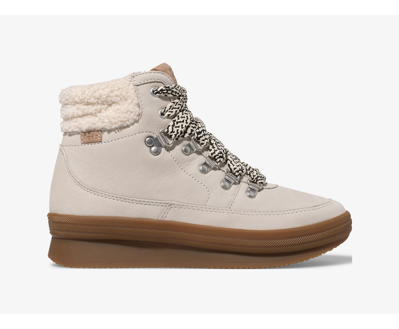 Midland Boot Luxe Leather Faux Shearling and Thinsulate™ Cream