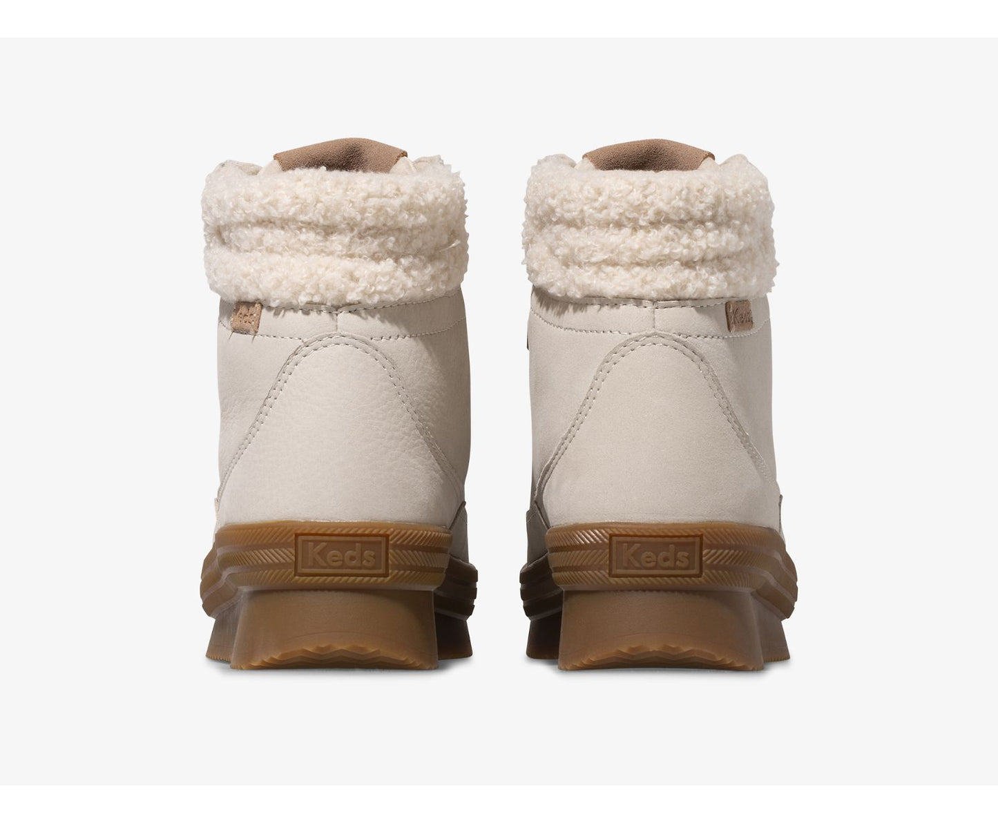 Midland Boot Luxe Leather Faux Shearling and Thinsulate™ Cream