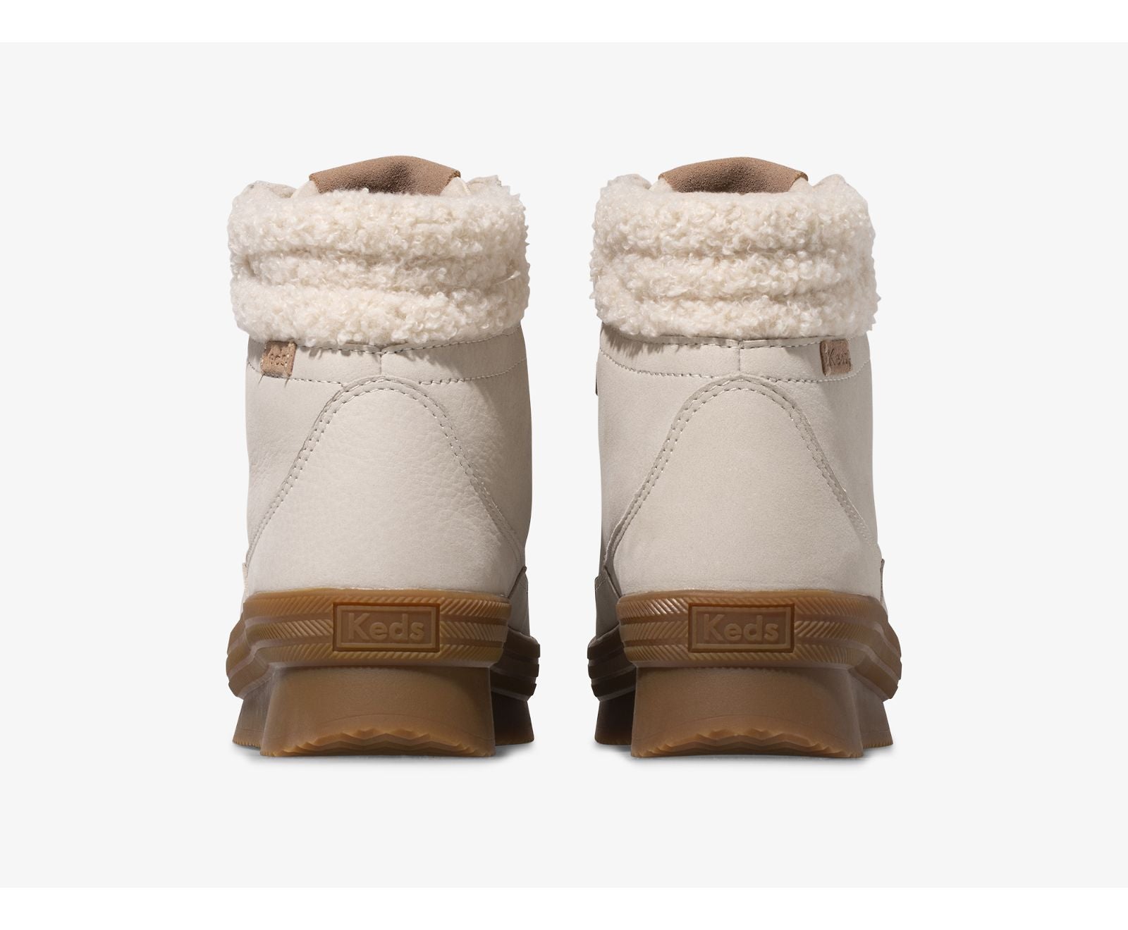 Midland Boot Luxe Leather Faux Shearling and Thinsulate™ Cream