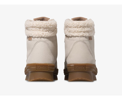 Midland Boot Luxe Leather Faux Shearling and Thinsulate™ Cream