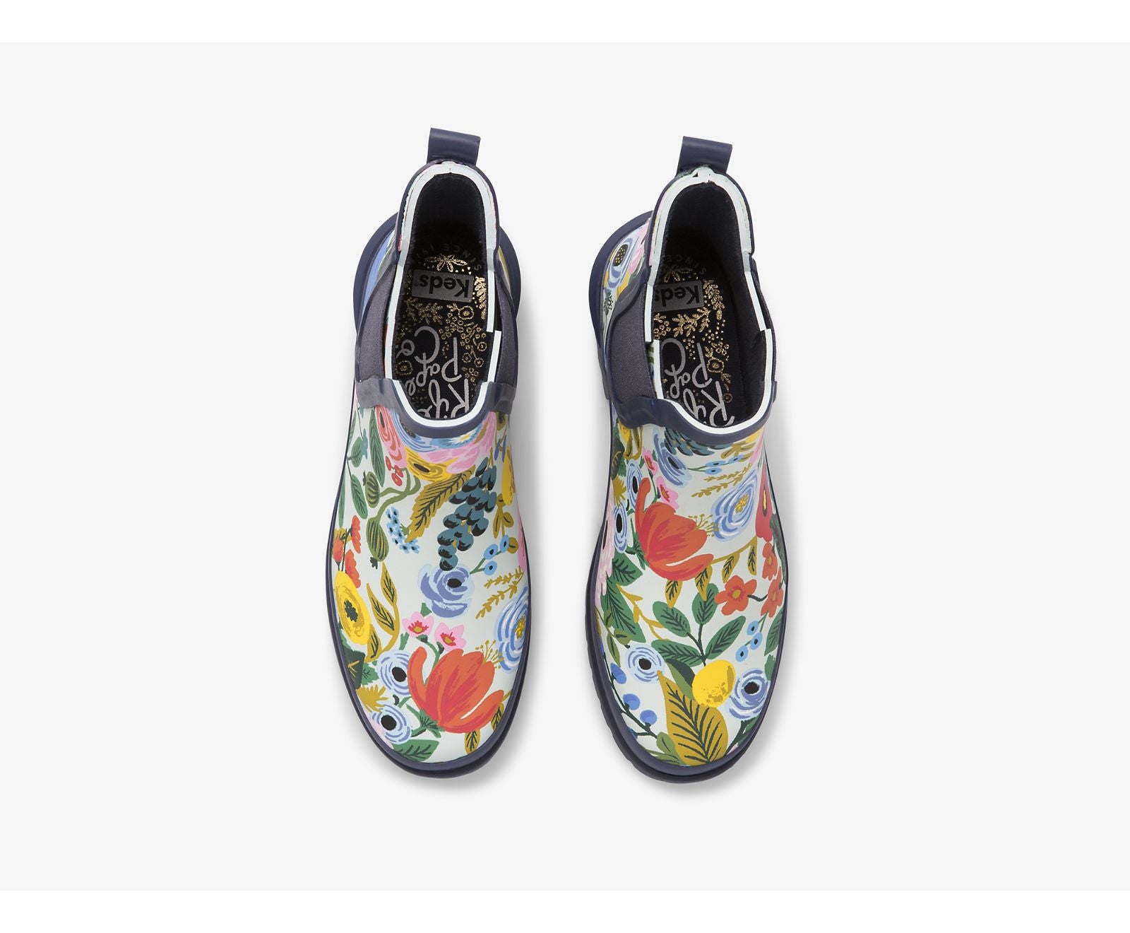 x Rifle Paper Co. Rowan Rain Boot Garden Party Navy Multi
