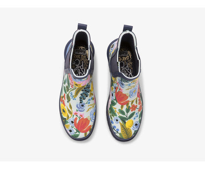 x Rifle Paper Co. Rowan Rain Boot Garden Party Navy Multi