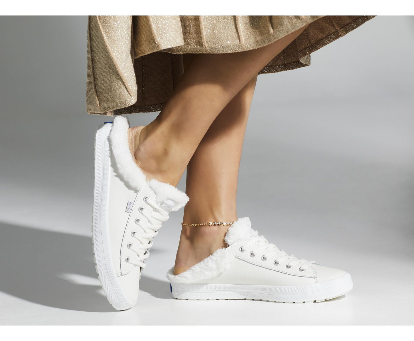 Kickstart TRX Mule Leather White