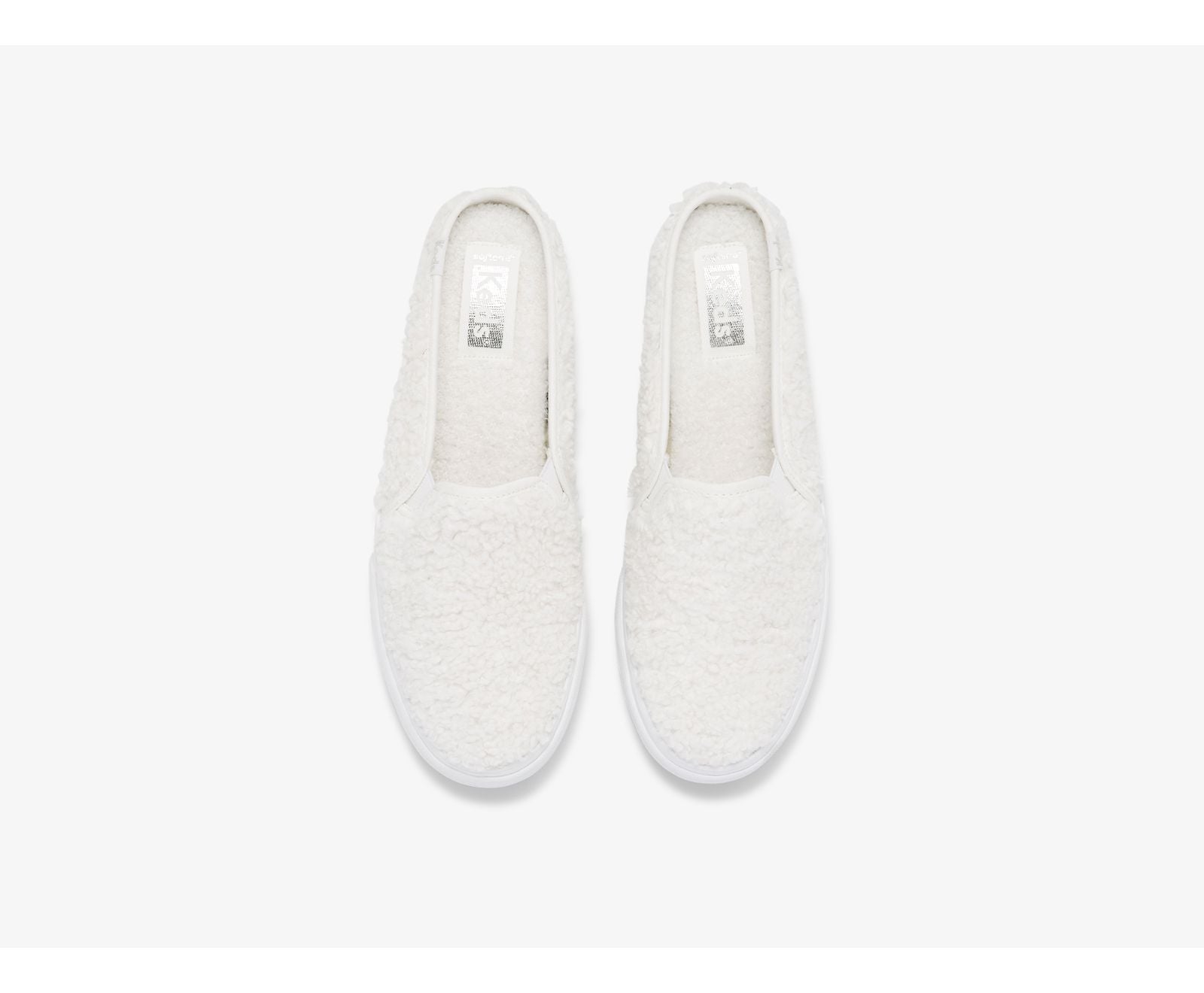 Double Decker Mule Faux Shearling Cream