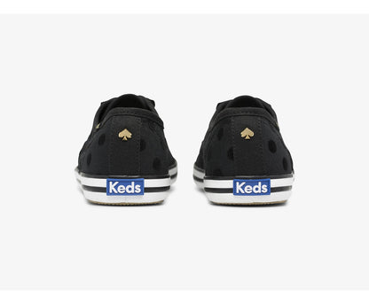 x kate spade new york Champion Flock Dot Black