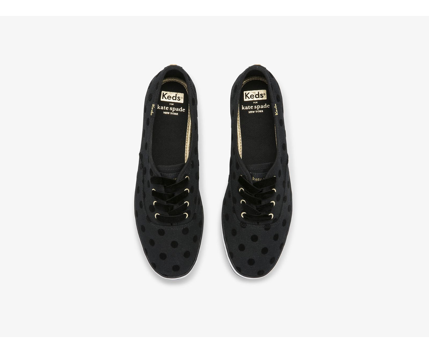 x kate spade new york Champion Flock Dot Black
