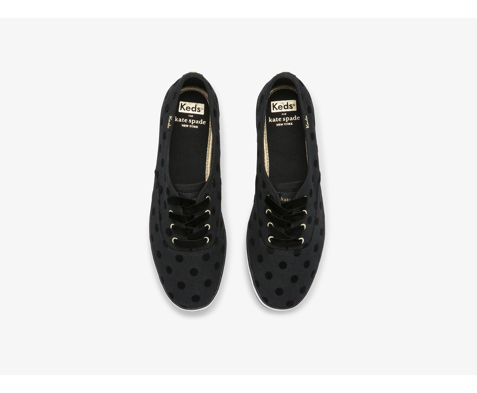x kate spade new york Champion Flock Dot Black