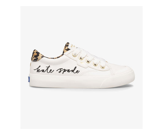 Big Kid's x kate spade new york Crew Kick '75 White/Leopard