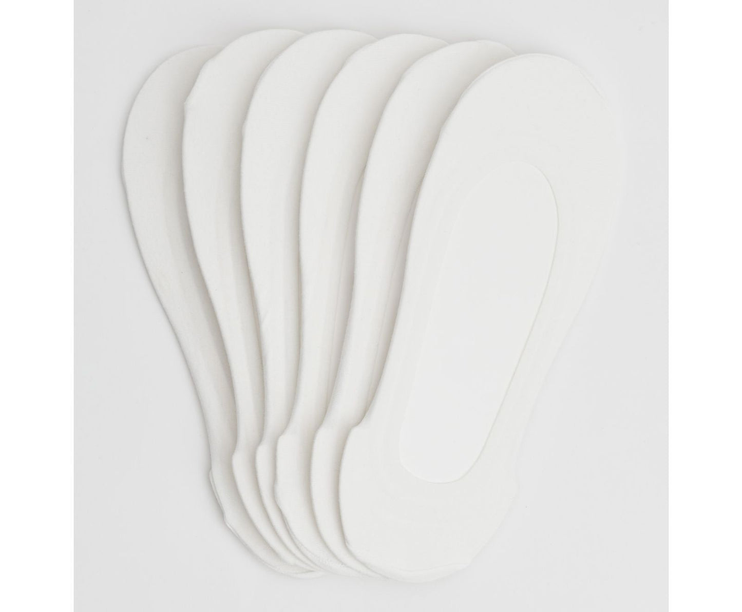 6PK Extra Lowcut Liner White