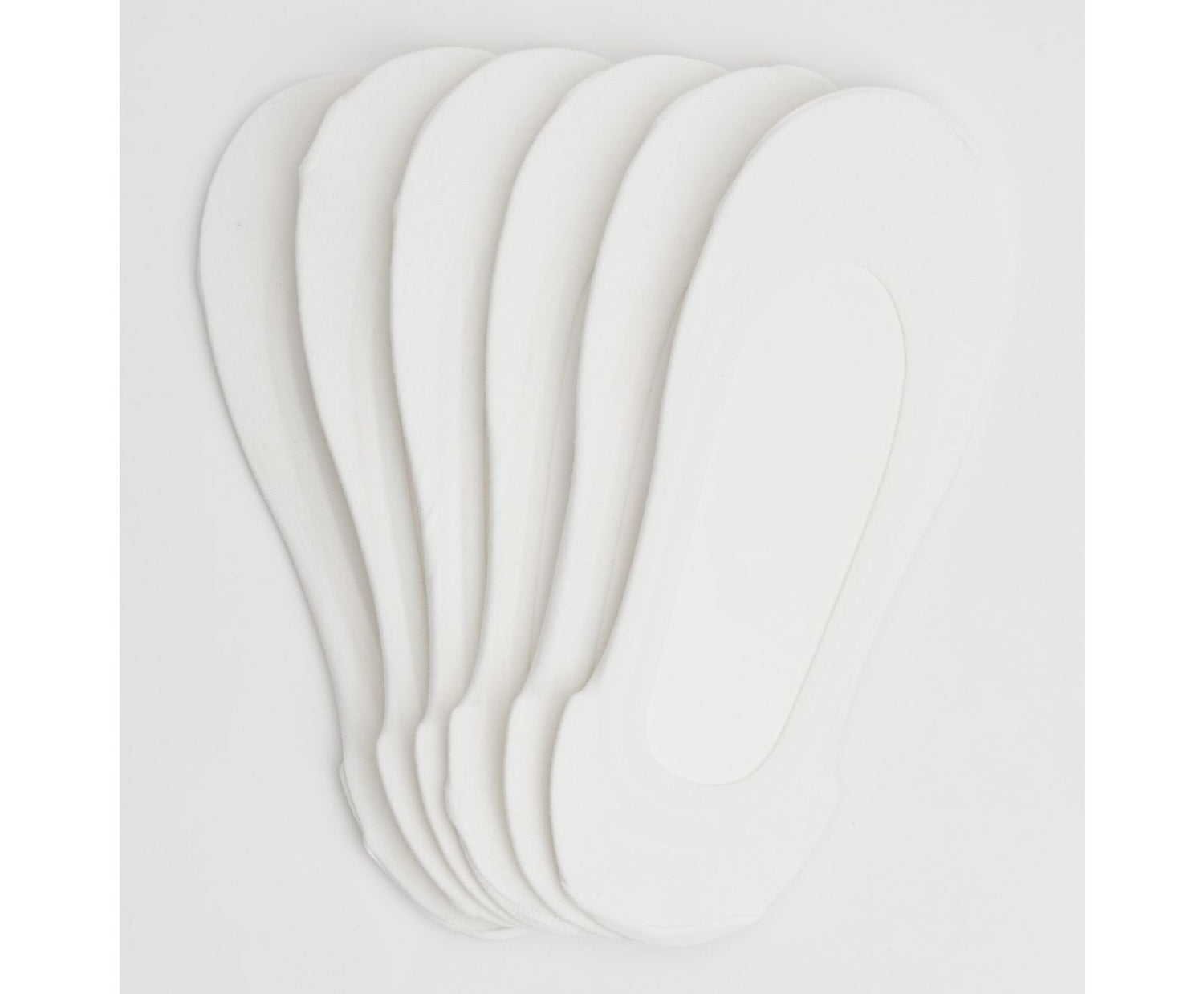 6PK Extra Lowcut Liner White