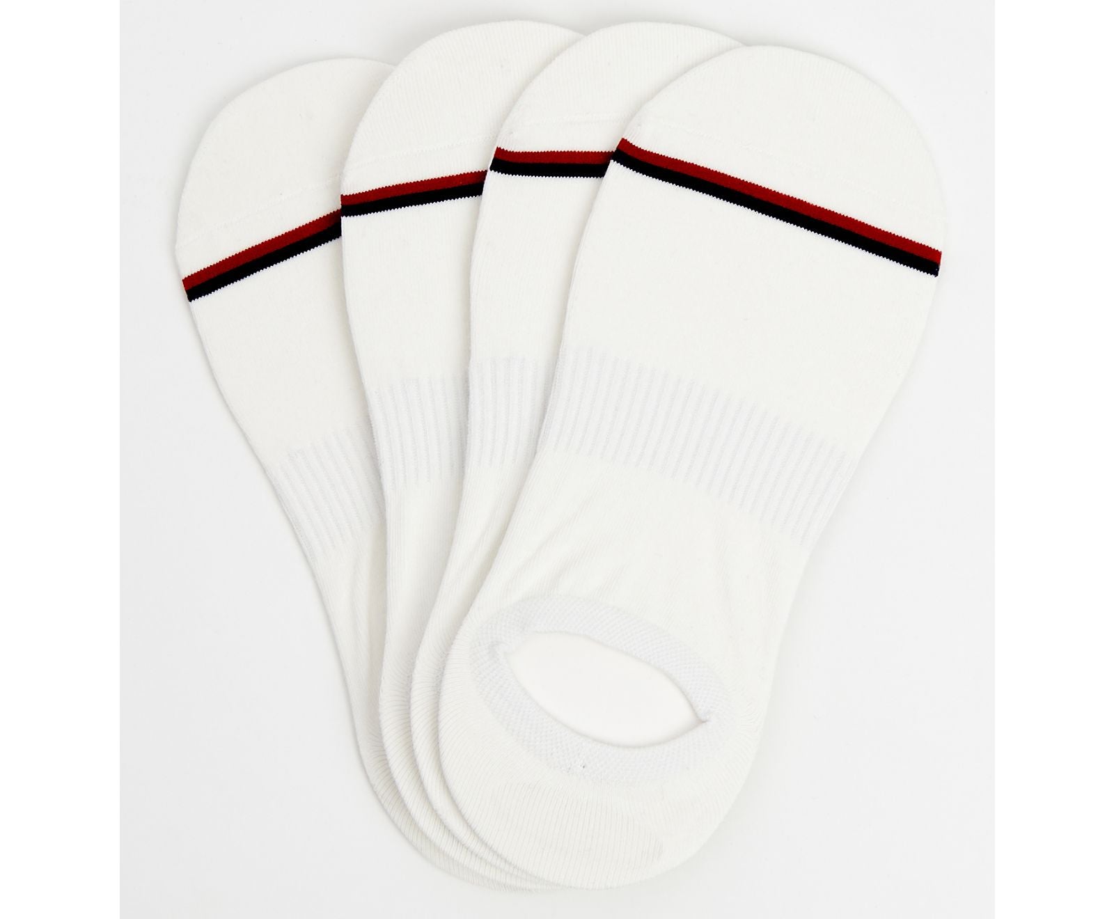 4PK Sneaker Liner White