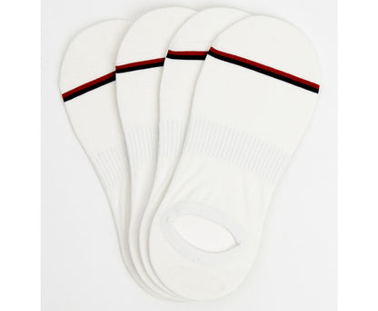 4PK Sneaker Liner White