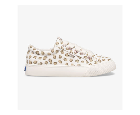 Big Kid's Jump Kick Canvas Ivory