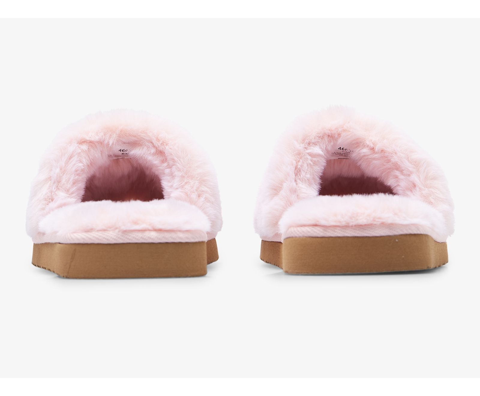 Fuzzy Slide Slipper Blush