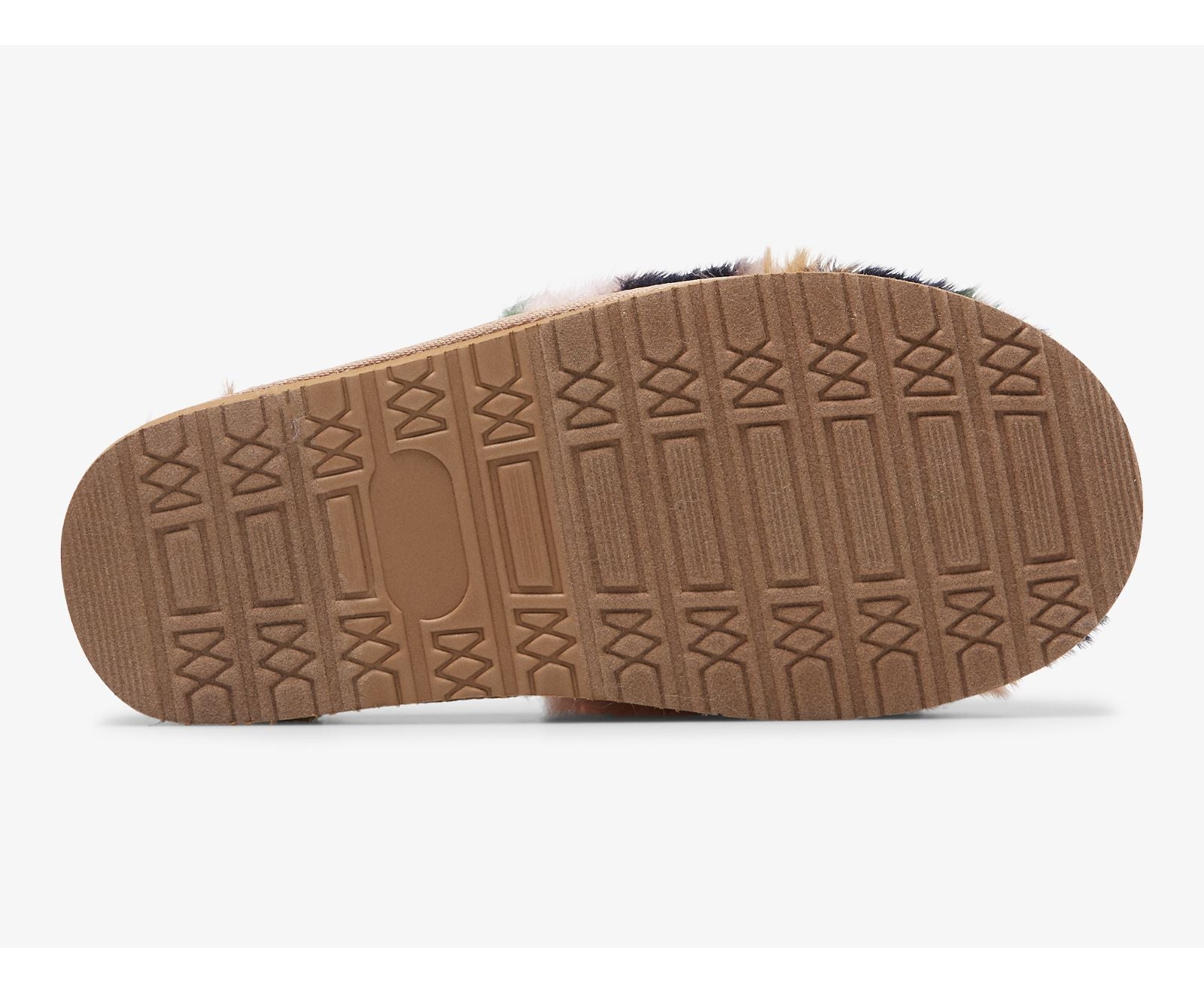 Fuzzy Slide Slipper Green Camo