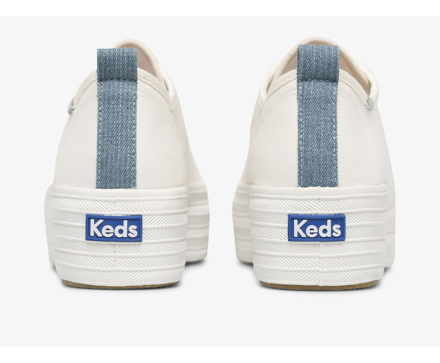 Triple Up Feat. Organic Cotton Webbing Cream Indigo