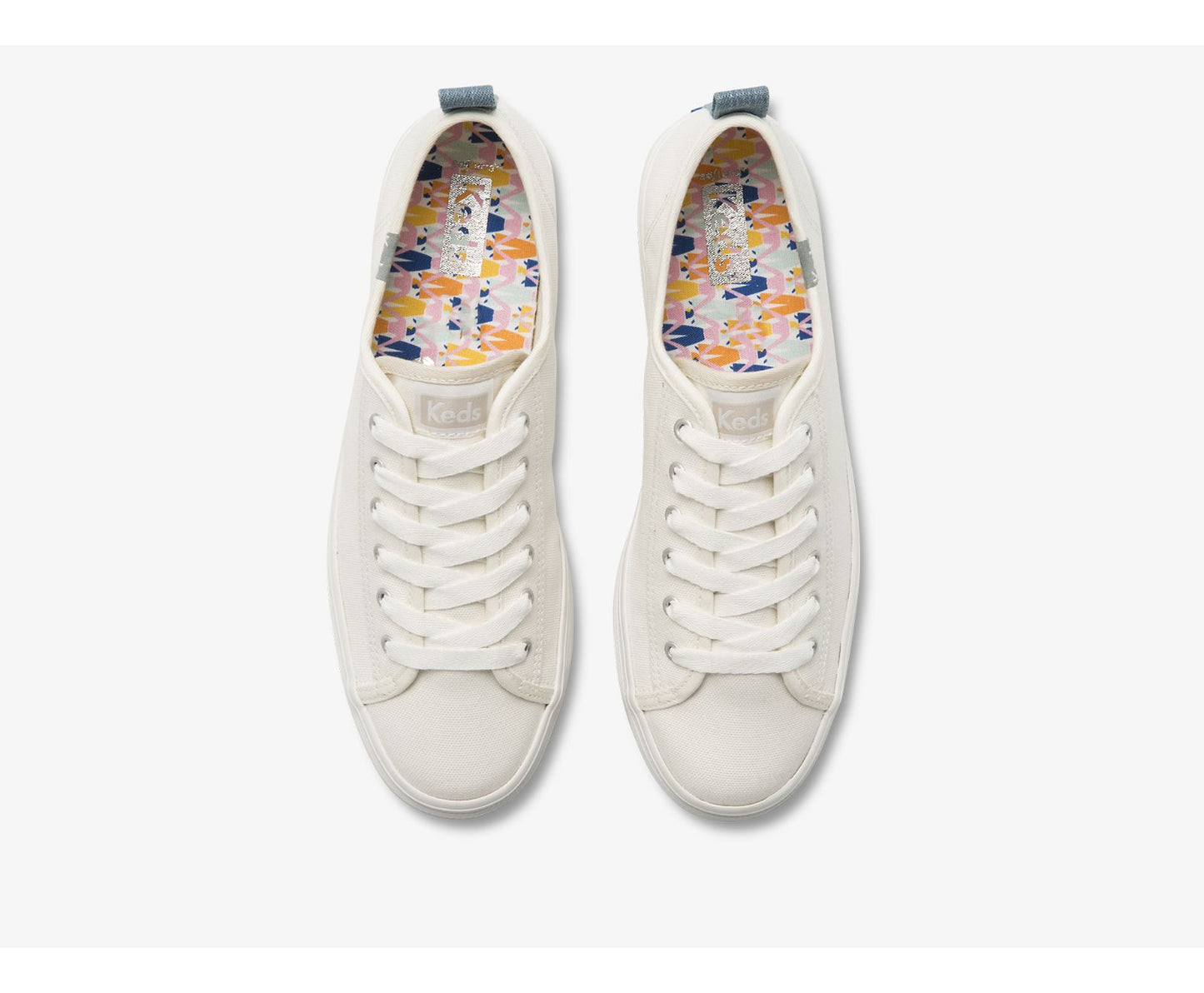 Triple Up Feat. Organic Cotton Webbing Cream Indigo