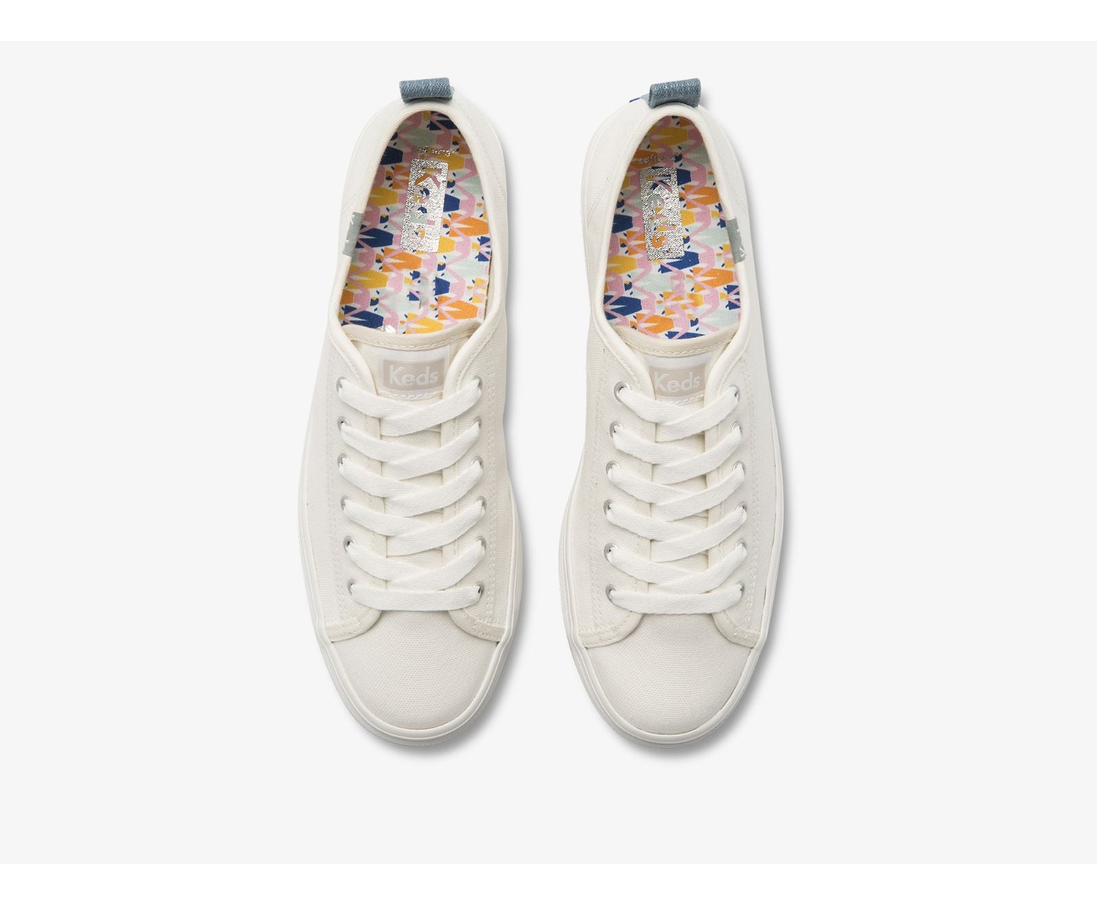 Triple Up Feat. Organic Cotton Webbing Cream Indigo