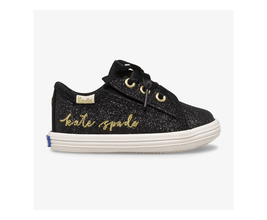 Little Kid's x kate spade new york Kickstart Glitter Crib Black