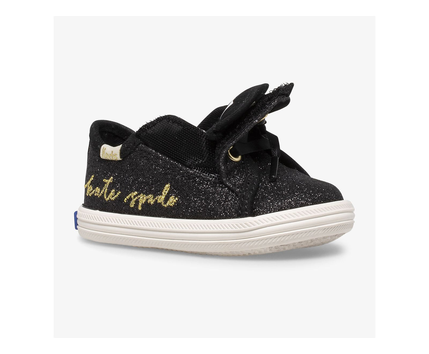 Little Kid's x kate spade new york Kickstart Glitter Crib Black