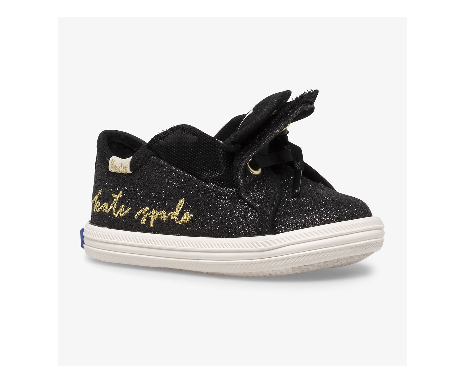 Little Kid's x kate spade new york Kickstart Glitter Crib Black