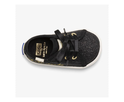 Little Kid's x kate spade new york Kickstart Glitter Crib Black