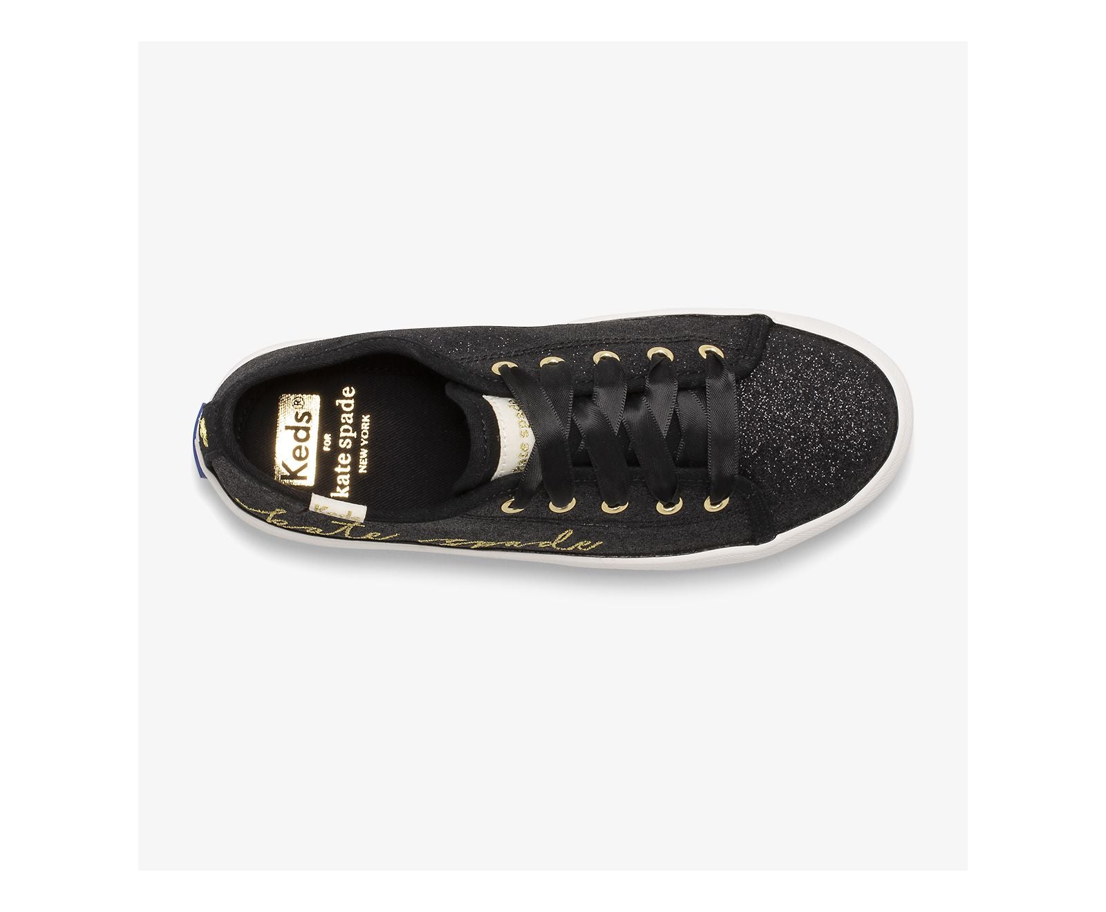 Big Kid's x kate spade new york Kickstart Glitter Black