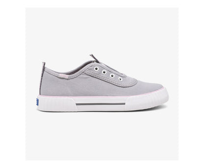 Big Kid's Topkick Washable Slip On Grey