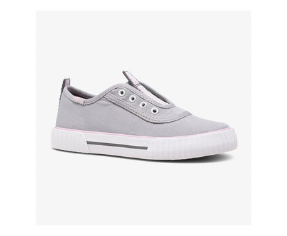 Big Kid's Topkick Washable Slip On Grey