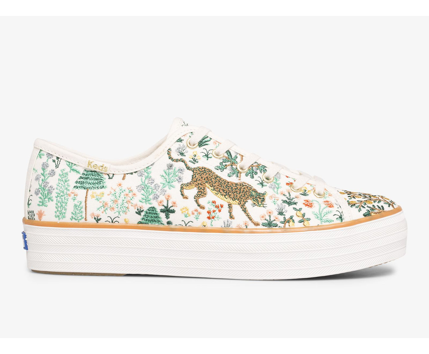 x Rifle Paper Co. Triple Kick Menagerie Embroidered Cream/Multi