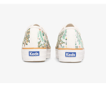 x Rifle Paper Co. Triple Kick Menagerie Embroidered Cream/Multi