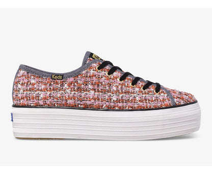 Triple Up Boucle Pink Multi