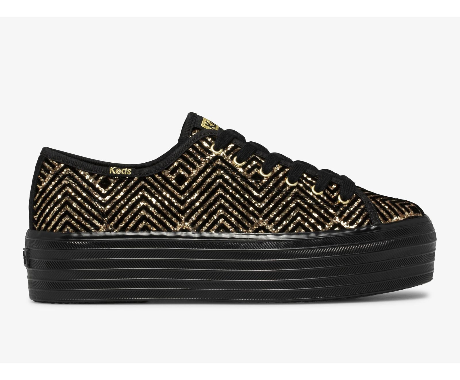 Triple Up Dazzle Black Gold
