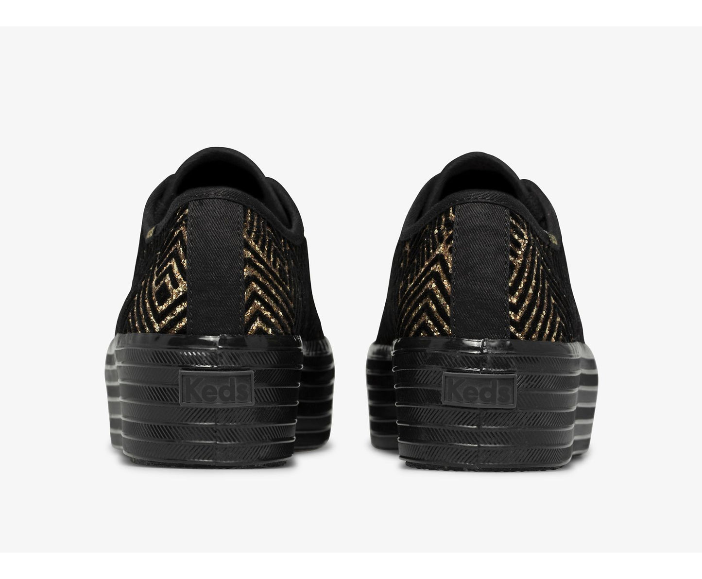 Triple Up Dazzle Black Gold