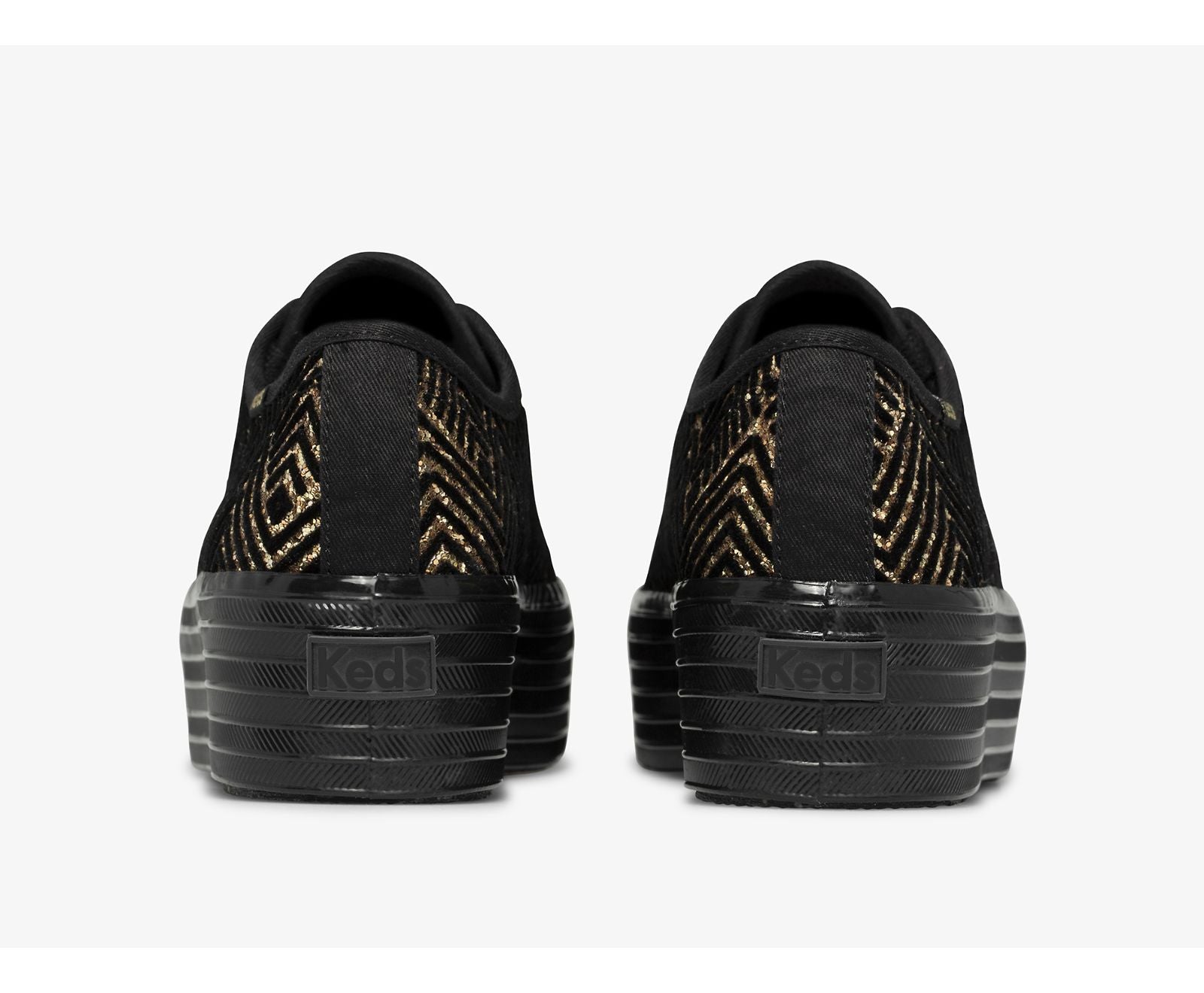 Triple Up Dazzle Black Gold