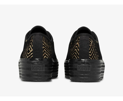 Triple Up Dazzle Black Gold