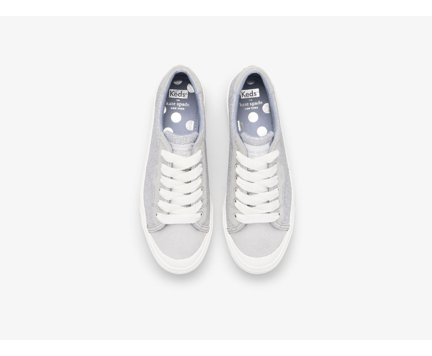 x kate spade new york Crew Kick 75 Mixed Media Silver