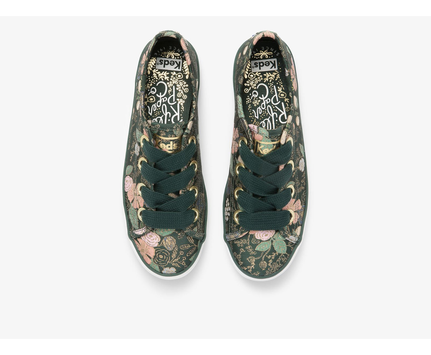 x Rifle Paper Co. Kickstart Big Eyelet Green Multi