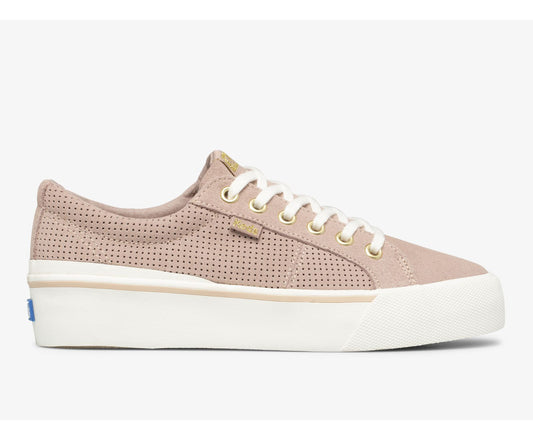 Jump Kick Duo Perf Suede Mauve