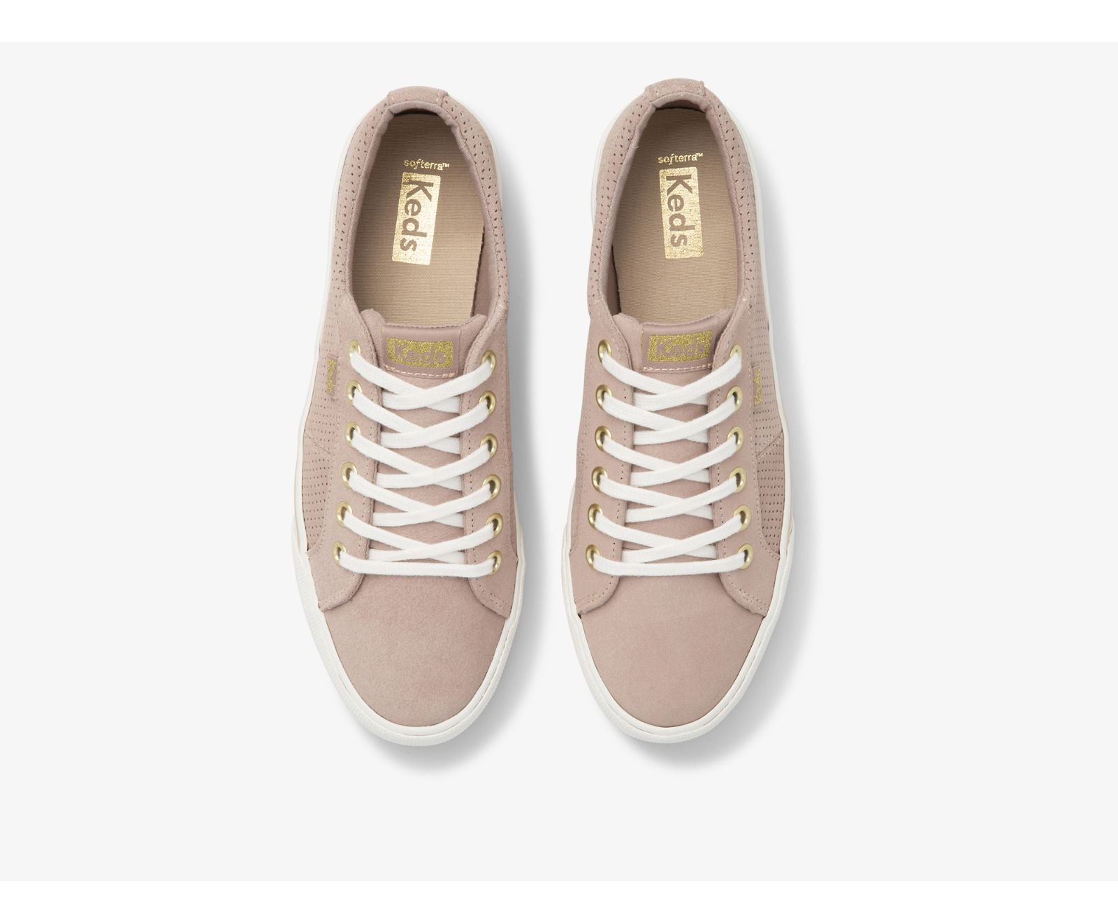 Jump Kick Duo Perf Suede Mauve