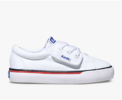 Big Kid's Jump Kick Jr Canvas White