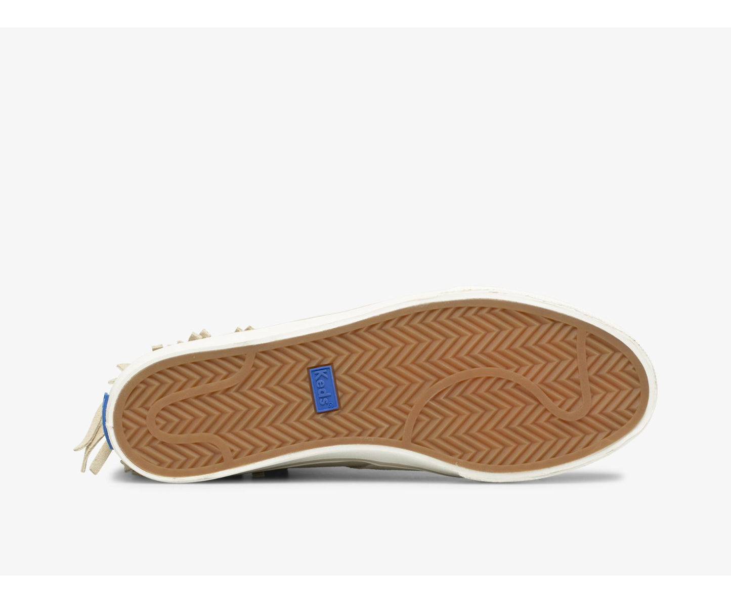 Cooper Zip Fringe Suede Sand